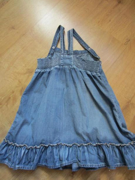 Lehoučké džínové, riflové šatičky, sukýnka kappahl, kappahl,116