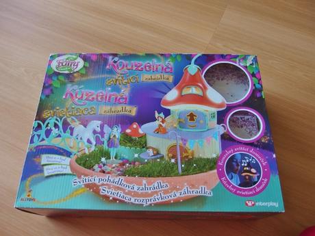 Kouzelná svítící zahrádka s vílami top stav +dárky,