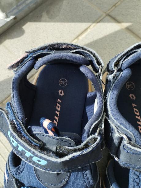 Dívčí sandále, sandálky vel. 34, lotto,34