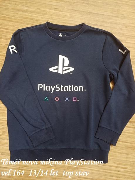 Mikina playstation  vel.164   13/14 let, 164