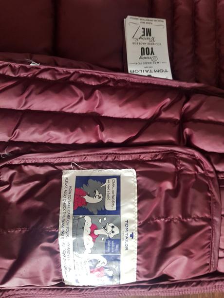 Lehká péřová bunda tom tailor, tom tailor,s