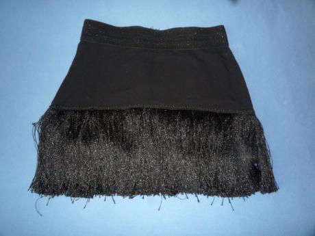 Taneční sukně s třásněmi vel 140, 140