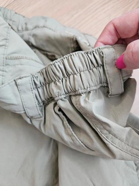 Plátěné kalhoty/kraťasy, vel. 152, 152