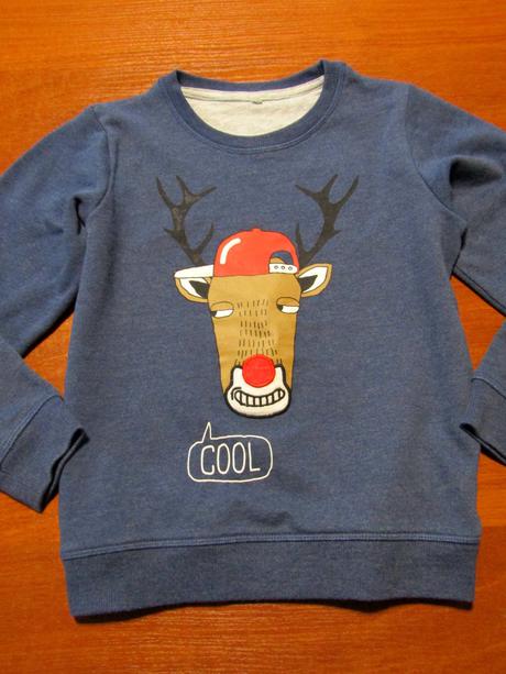 Chlapecká vánoční mikina vel 116-122, 122