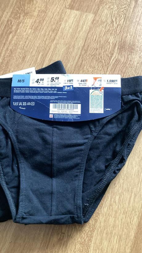 N.ové slipy vel.m 6 ks, m