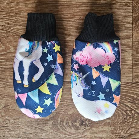 Softshellové rukavice s beránkem 3-5 let, 104