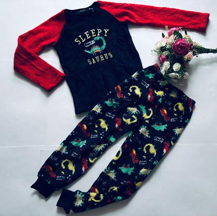 Ob/ pyžamo fleecové - v.6/7 let, primark,122