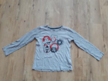 Tričko dlouhý rukáv 110/116 - pyžamo hvězdné války, 110