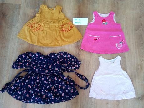 4 x šaty, lindex, zip zap, ham, francie, lindex,62