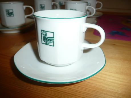 Porcelánová kávová souprava vyšší,