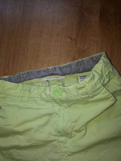 Bezva neonkové kraťasy šortky, h&m,122
