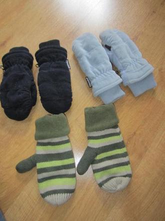 2x rukavice, kenvelo,134