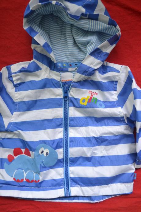 Zimní bunda next s fleece,rukavice,62/68, next,68