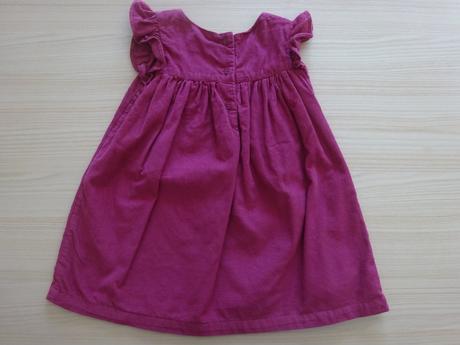 Manšestrové šaty s kytičkami, vel. 86, george,86