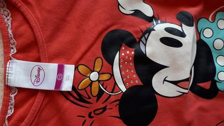 Dětské triko, tričko, minnie, vel.122, disney c&a, c&a,122