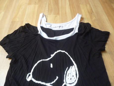 Delší triko snoopy pro maminy vel. s-l, s