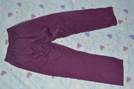 Oteplené kalhoty, šusťáky, do školky, družiny, 134