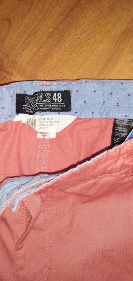 Chlapecké plátěné kraťasy h&m 146, h&m,146