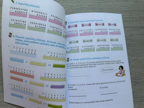 Vyplňovací sešity - 5. třída, matematika, čj, 4 ks,