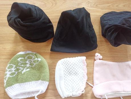 Čepičky od vel.62-104, 62