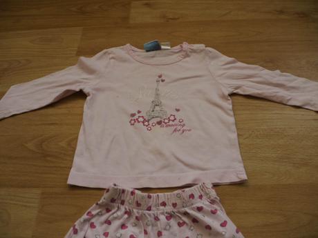 Pyzamko 74/80 ruzove, lupilu,74