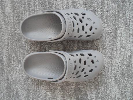 Šedé crocse mulesky kroksy nazozváky do vody, 37