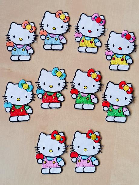 10x nažehlovačka kočička hello kitty, 