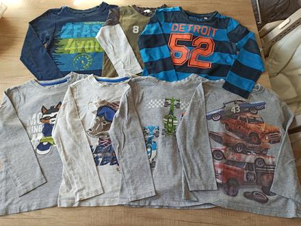 Trička 7ks, lupilu,110