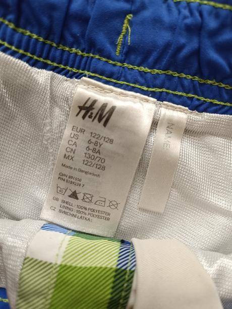 Kraťasy koupací, h&m,122