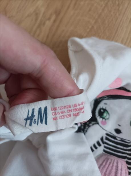 Dívčí tričko best friends h&m vel.122/128, h&m,122