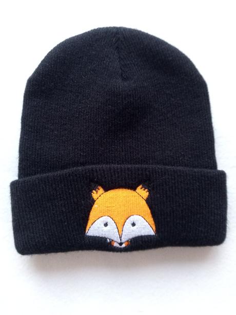 Podzimní čepice s liškou, 12-24m, 86