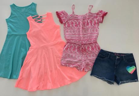 Dívčí letní komplet childrens place (7 - 8 let), 122–134