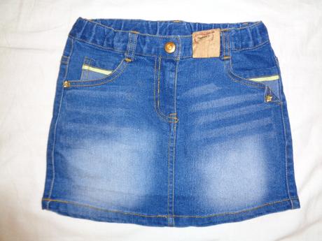 Luxusní měkkoučká riflová sukýnka, denim,116