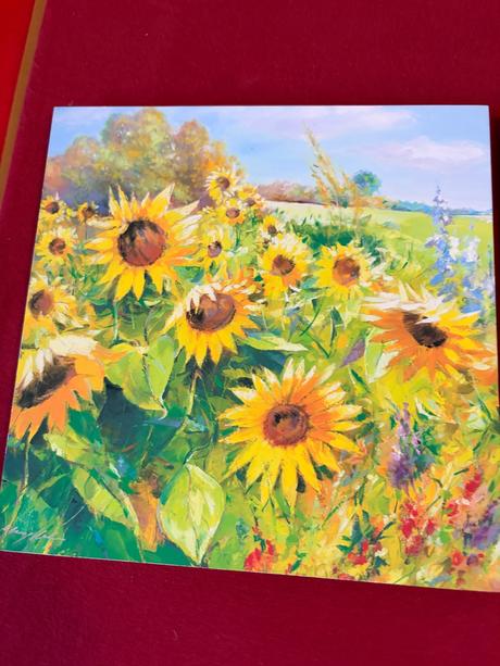 2 male obrazky slunecnice , vlci maky,