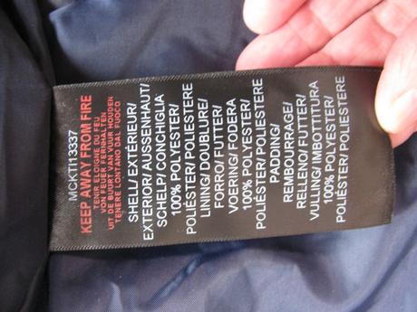 Zimní tmavě modrá bunda s kapucí, mckenzie,74