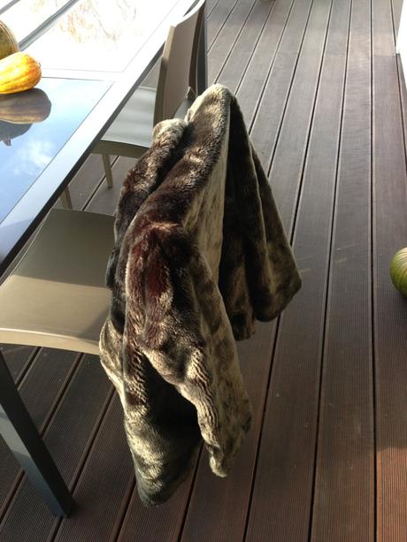 Kabát kožich oversize s-m 36-38 teddy coat zelená, m