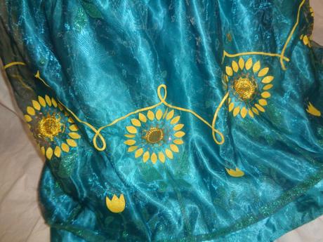 Karneval - šaty frozen anna - 9 -10 let, 