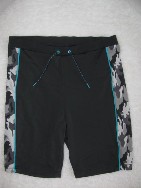 Černé chlapecké plavky s maskáčovou vsadkou, tu,146