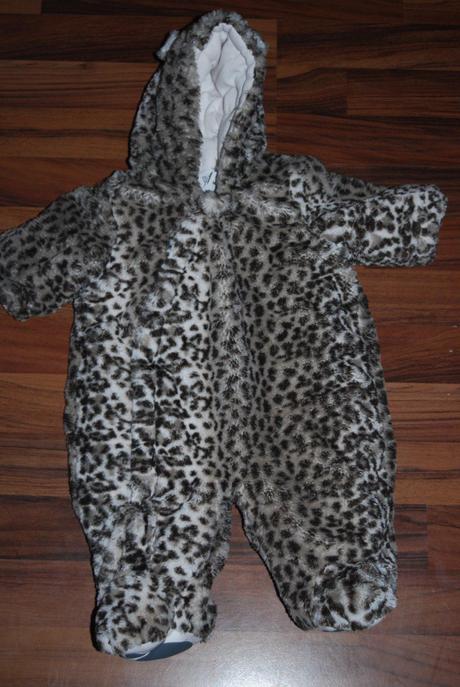 Chlupatá kombinéza, huňatá , mothercare,56