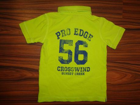 Luxusní svítivě zelené tričko s límečkem, dopodopo,98