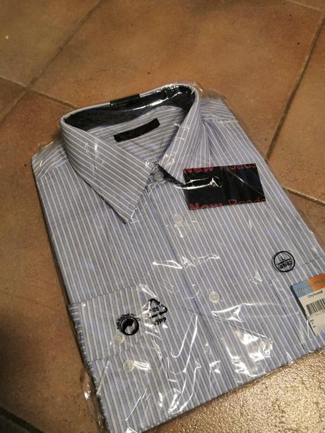 Košile vel 41/42 l proužek, f&f,41 / 42 / l