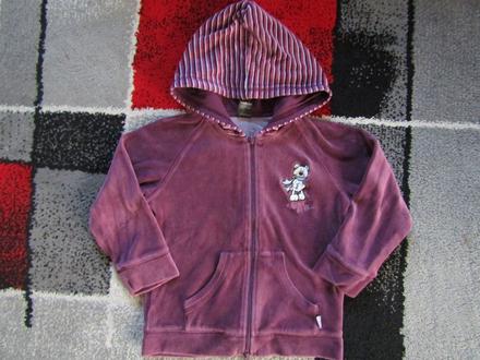 Sametová mikina pro holku zn.schiesser vel.104, 104
