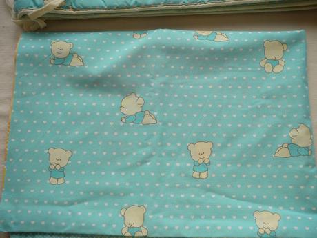 Dětské povlečení a mantinel na postýlku, šířka (cm): 50,délka (cm): 40