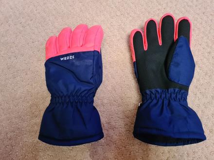 Rukavice prsťáky růžové, wedze,134