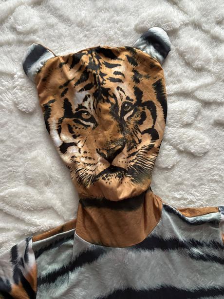 An5/ kostým dámský elastický tygr- v.cca s, 