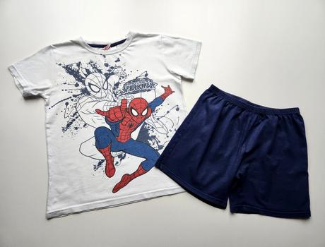 Spiderman dvoudílné krátké pyžamo vel. 134-140, 140