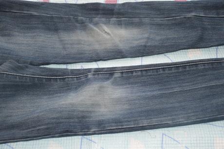 Elastické džíny rifle s kamínky, 140