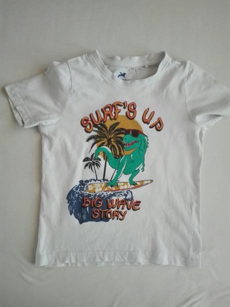 Tricko krátký rukáv 110/116,dinosaurus, lupilu,110