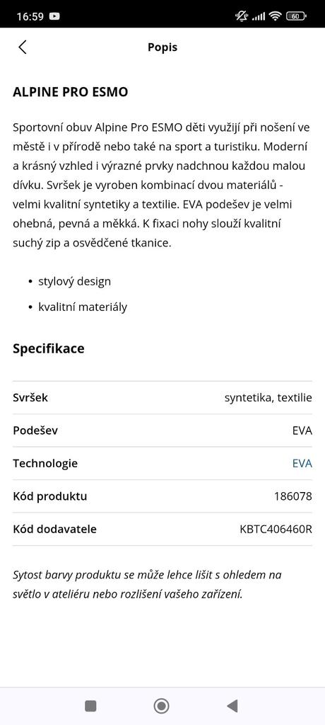 Botasky alpine pro,vel.34, alpine pro,34