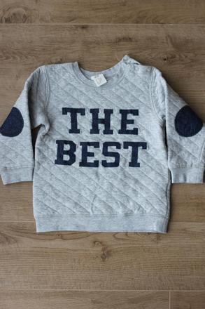 Prošívaná mikina, h&m,86